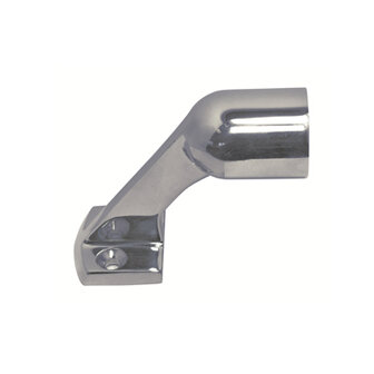 RVS Eindstuk handreling 22mm 60&deg; - RVS316(A4)