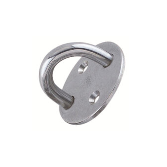 RVS Mastoog, Rond &Oslash;40mm,  Boog 6mm- RVS304(A2)