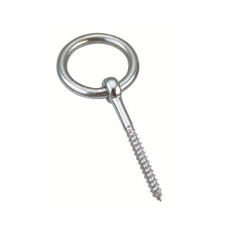 RVS Houtdraadbout met Ring - RVS316(A4)