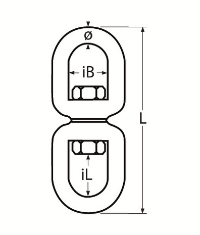 RVS Wartel met Oog / Oog, RVS 316 (A4) tekening