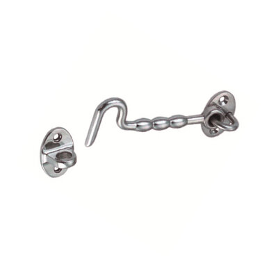 RVS Stormhaak met oog 100mm- RVS316 (A4)